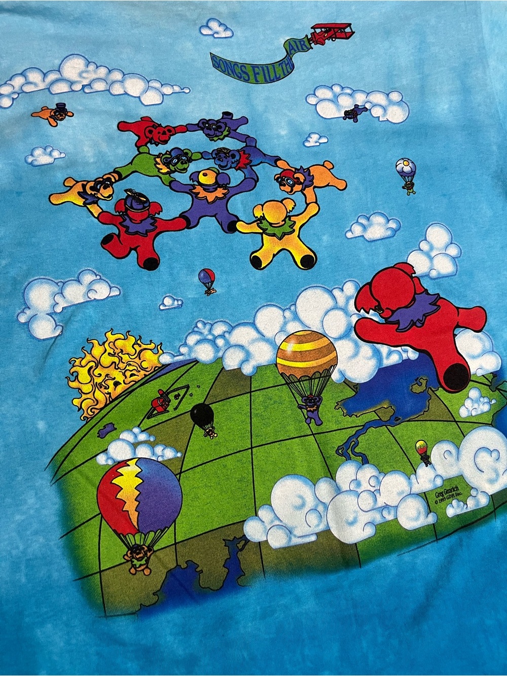 Grateful Dead Parachuting Bears Tie-Dye
T-Shirt - Picture 9 of 10